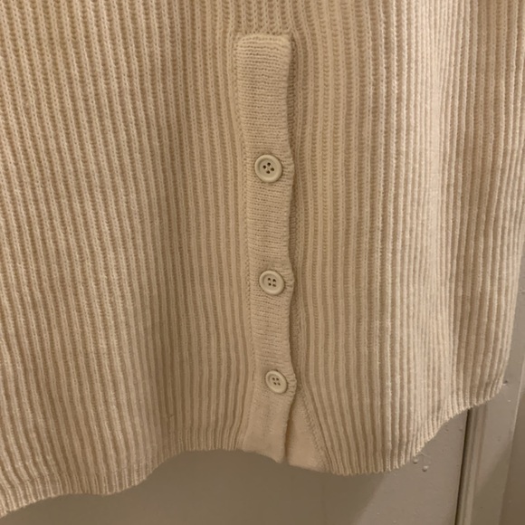 Vintage cream wool pencil knit skirt size: M - Picture 4 of 6